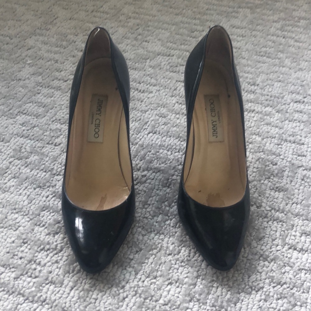 Jimmy Choo patent leather pump